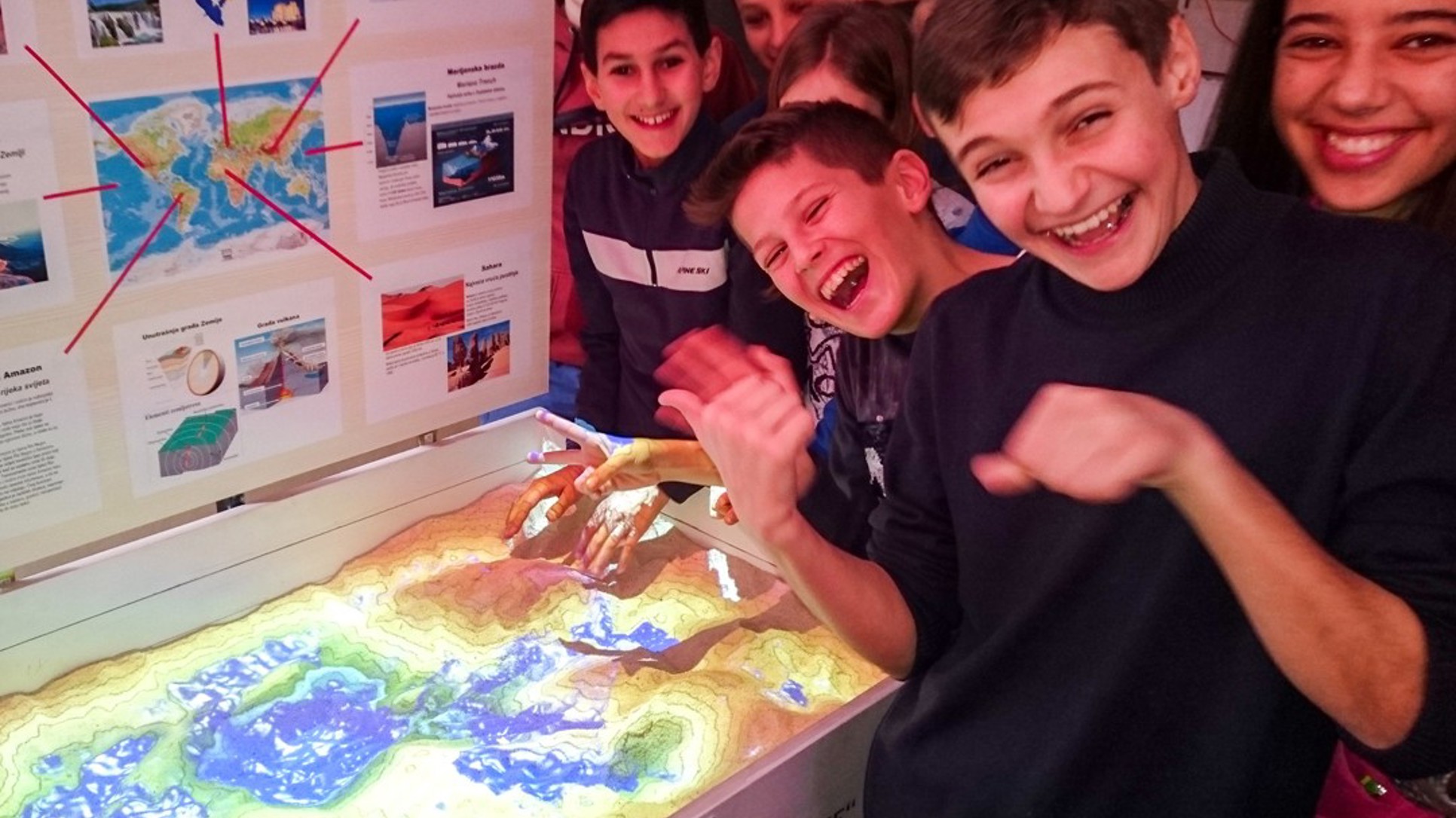 Pješčana kutija za geografiju