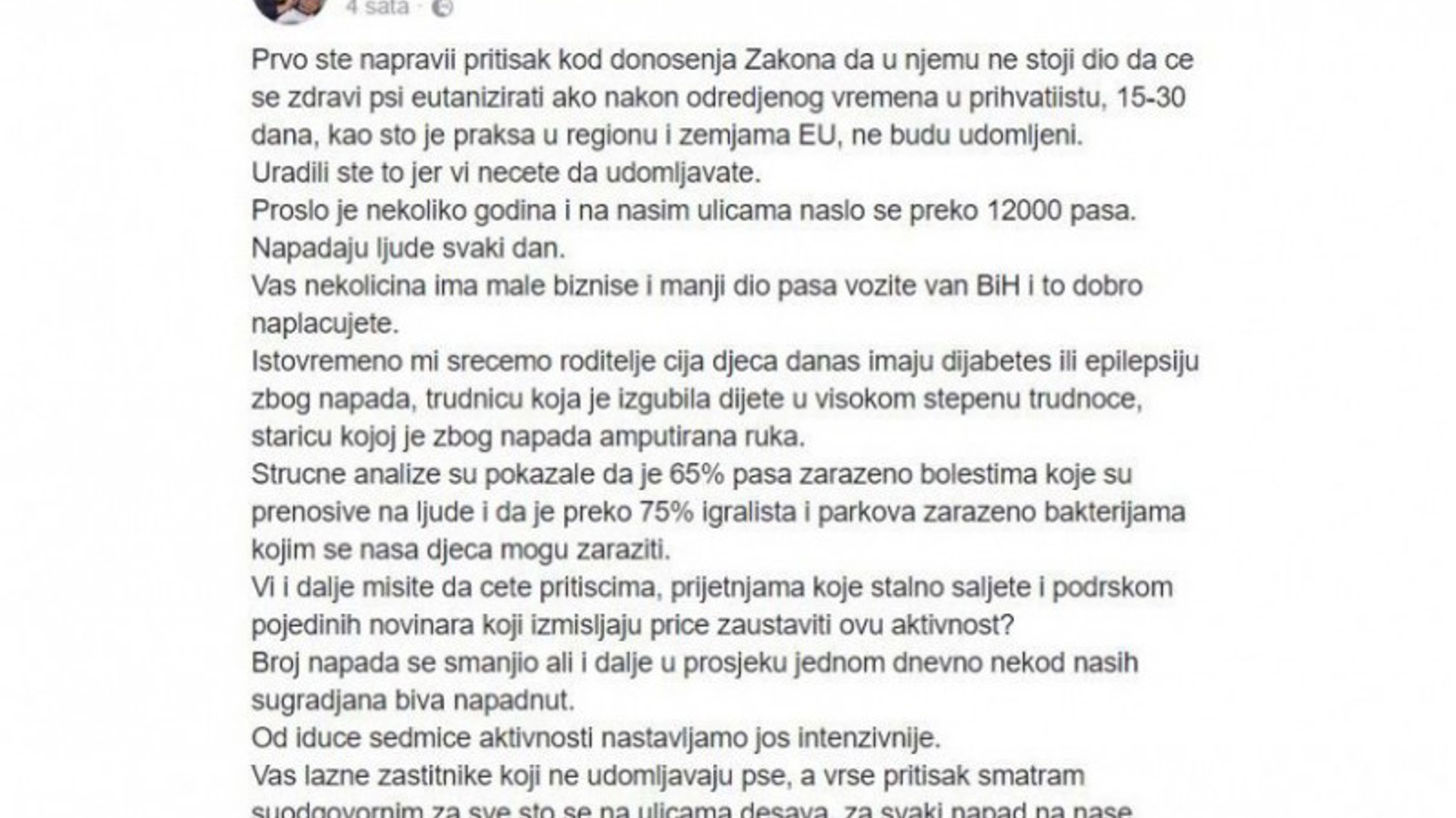 Svakog posta par minuta dosta
