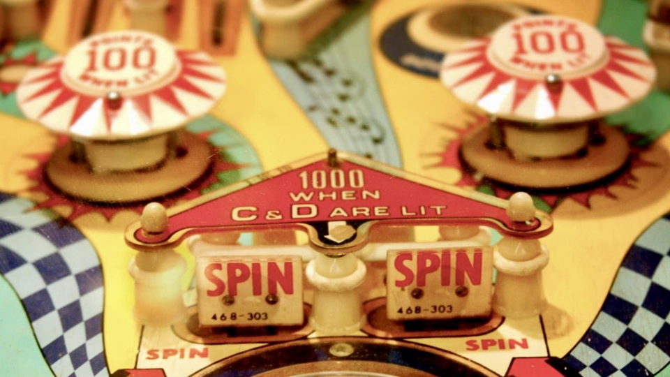 Vintage Pinball Game Spinners