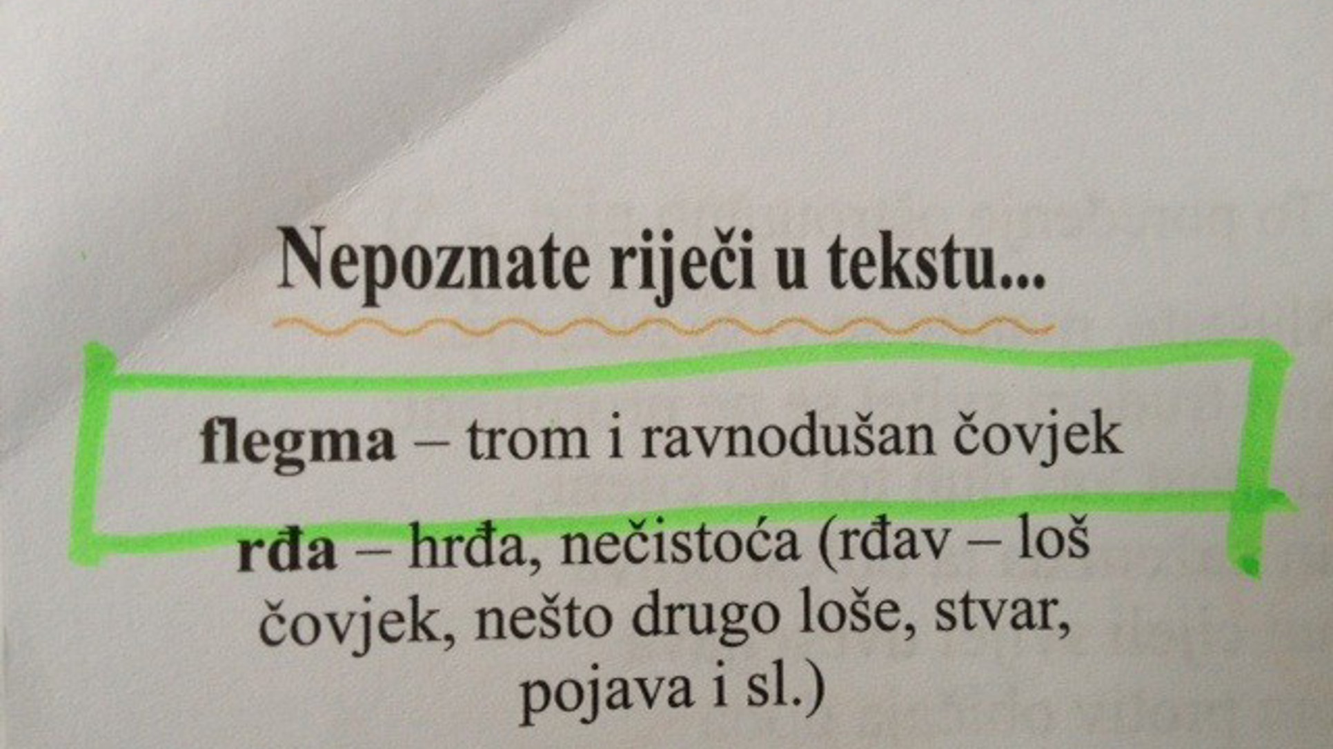 Šta je flegma?