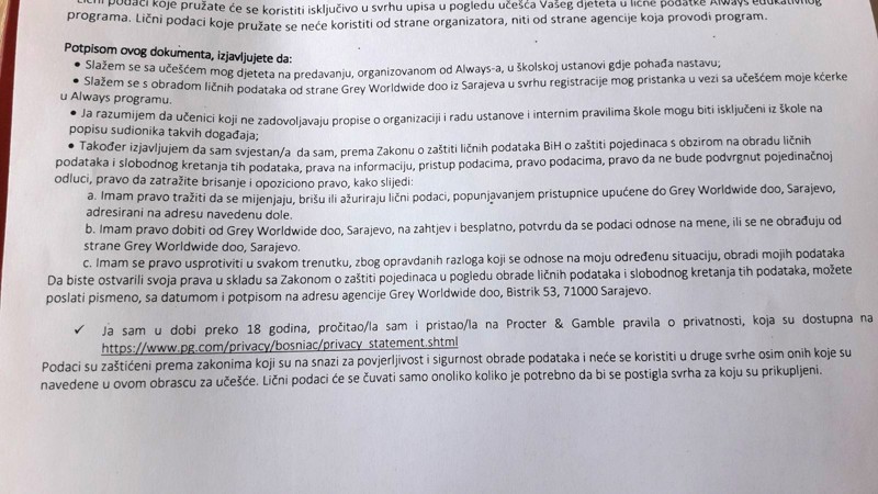 Reklamiranje, kampanja, tabuizacija... u režiji Ministarstva obrazovanja